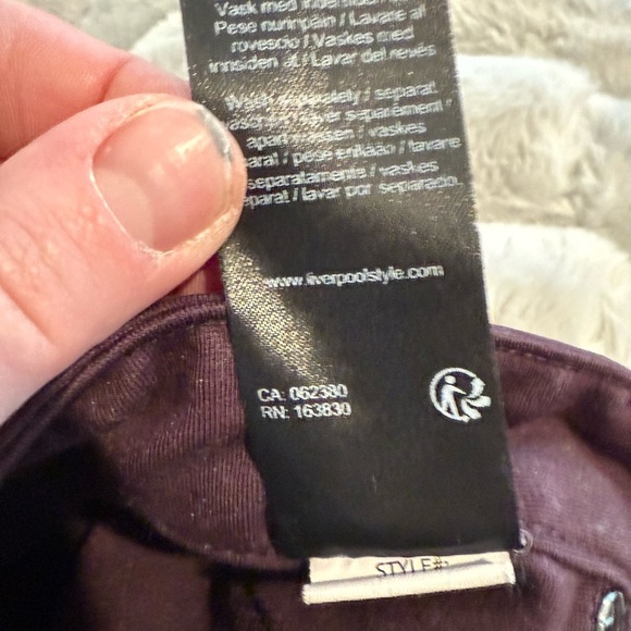 Liverpool Gia Glider/Revolutionary Skinny Ankle Stretch Ponte Pants Size 12/31 - Picture 7 of 8